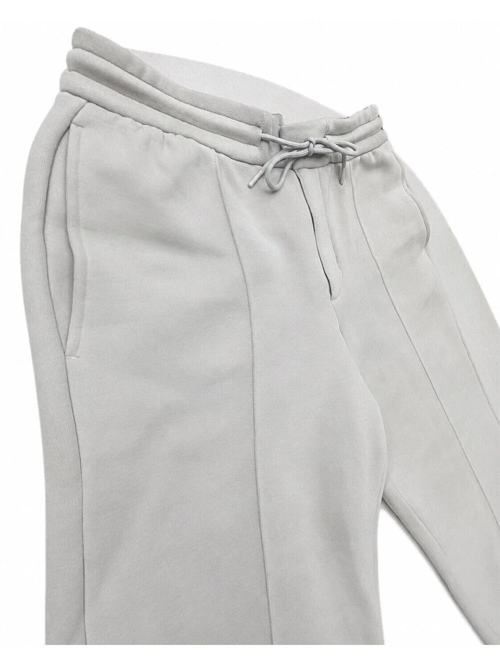 Nike Men’s Gray Fleece Pants Size Small Drawstring Straight Leg Sweatpants